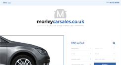 Desktop Screenshot of morleycarsales.co.uk