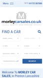 Mobile Screenshot of morleycarsales.co.uk
